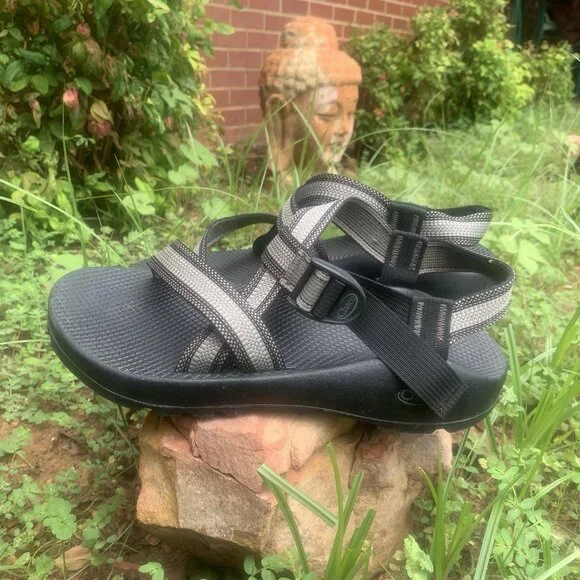 Men\'s Chaco sz 11 Gray Chaco J105961-11 Mens Z1 Classic Sandal, Split Gray  main image 3